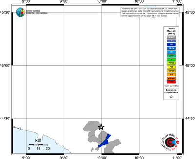 Mappa MCS - territori comuni