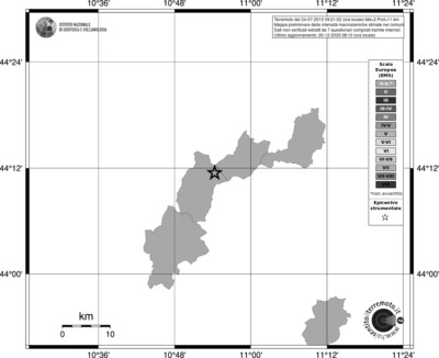 Mappa EMS - territori comuni