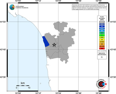 Mappa EMS - territori comuni