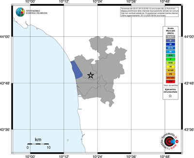 Mappa MCS - territori comuni