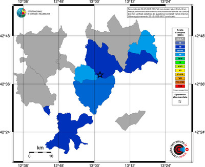 Mappa EMS - territori comuni