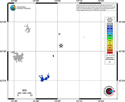 Mappa MCS - territori località