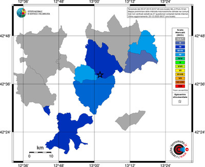 Mappa MCS - territori comuni