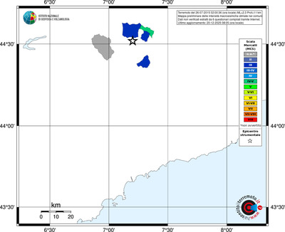 Mappa MCS - territori comuni