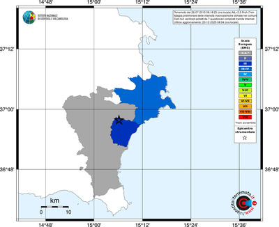 Mappa EMS - territori comuni