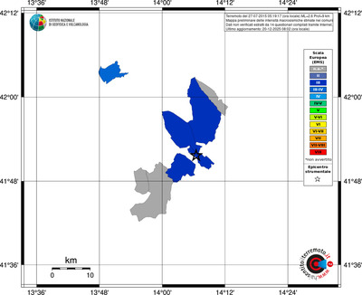 Mappa EMS - territori comuni