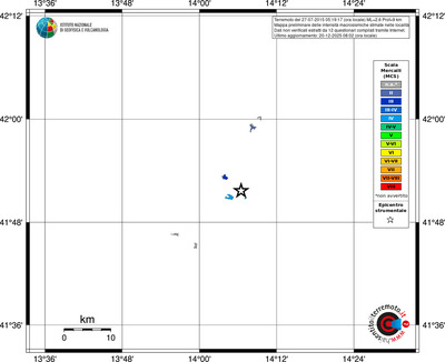Mappa MCS - territori località