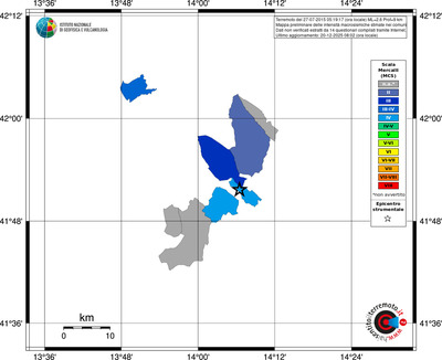 Mappa MCS - territori comuni