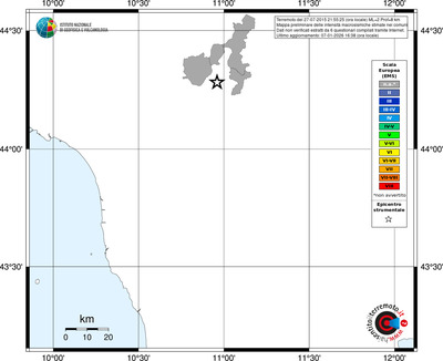 Mappa EMS - territori comuni
