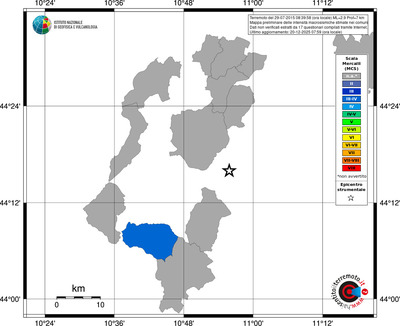 Mappa MCS - territori comuni
