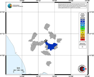 Mappa EMS - territori comuni