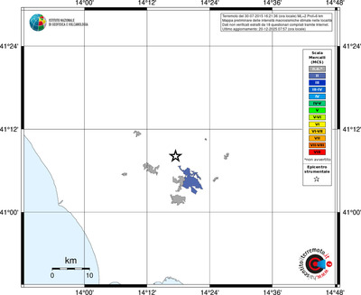 Mappa MCS - territori località