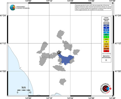 Mappa MCS - territori comuni