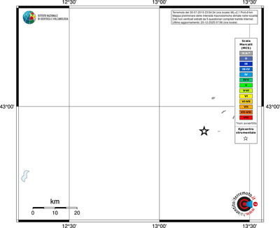 Mappa MCS - territori località