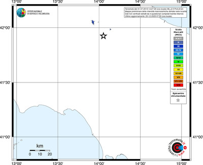 Mappa MCS - territori località