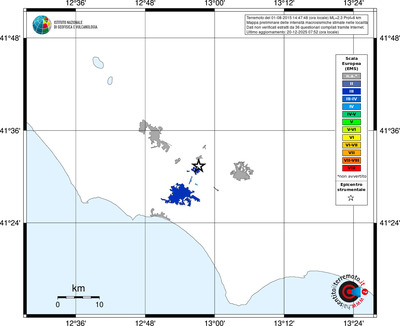 Mappa EMS - territori località