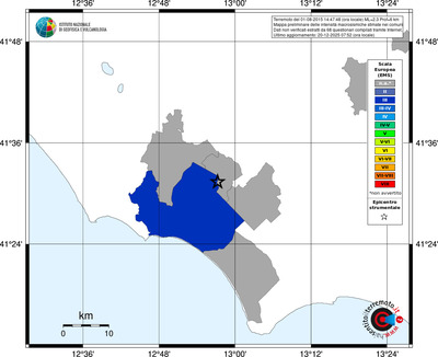 Mappa EMS - territori comuni