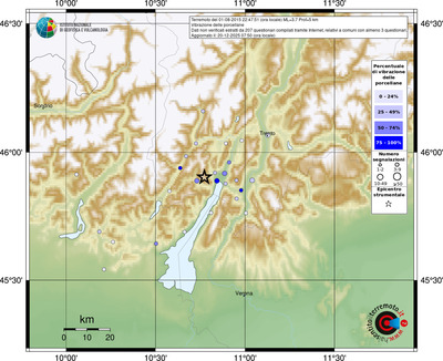Mappa comuni con almeno 3 questionari