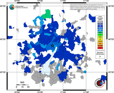 Mappa EMS - territori comuni