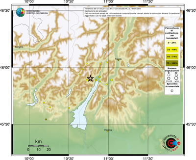Mappa comuni con almeno 3 questionari