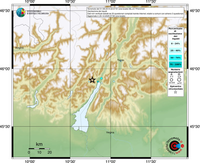 Mappa comuni con almeno 3 questionari