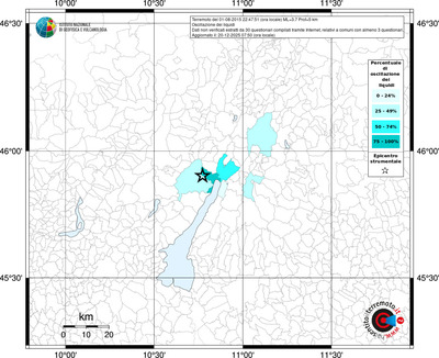 Mappa territorio comunale con almeno 3 questionari