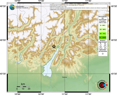 Mappa comuni con almeno 3 questionari
