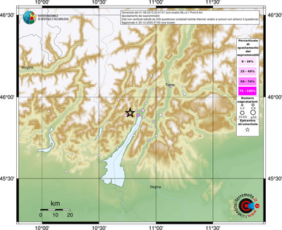 Mappa comuni con almeno 3 questionari