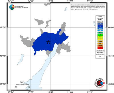 Mappa EMS - territori comuni