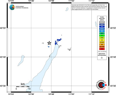Mappa MCS - territori località