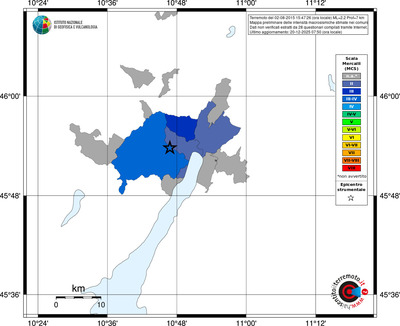 Mappa MCS - territori comuni