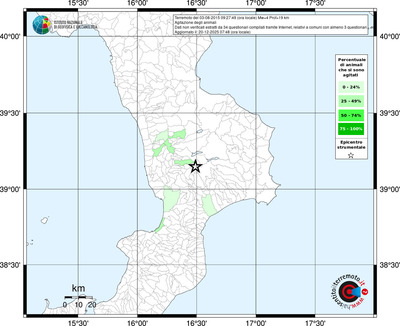 Mappa territorio comunale con almeno 3 questionari