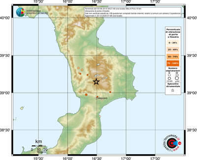 Mappa comuni con almeno 3 questionari