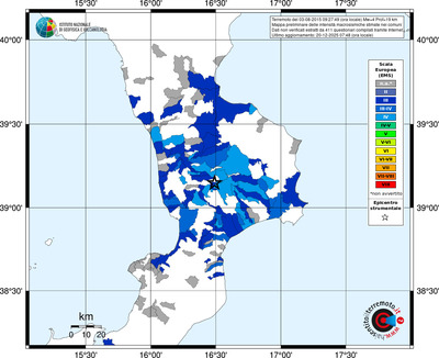 Mappa EMS - territori comuni