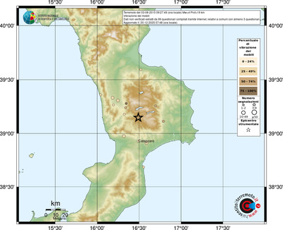 Mappa comuni con almeno 3 questionari