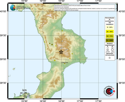 Mappa comuni con almeno 3 questionari