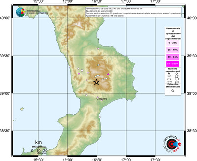 Mappa comuni con almeno 3 questionari