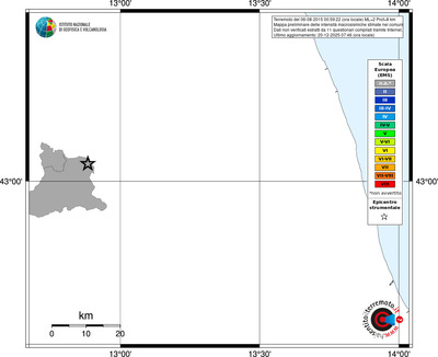 Mappa EMS - territori comuni