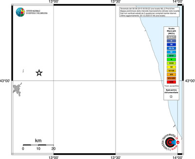 Mappa MCS - territori località