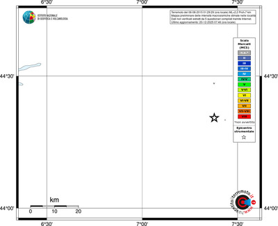 Mappa MCS - territori località