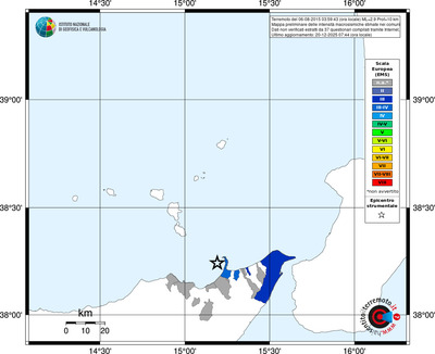 Mappa EMS - territori comuni