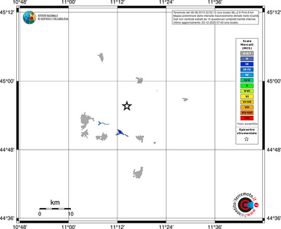 Mappa MCS - territori località