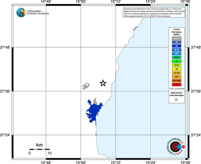 Mappa EMS - territori località