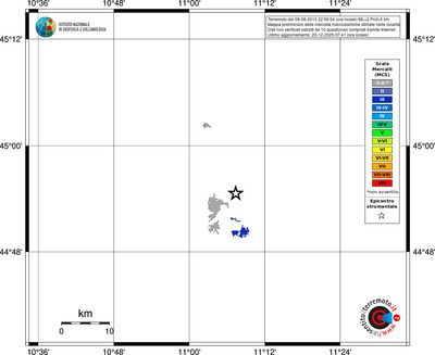 Mappa MCS - territori località