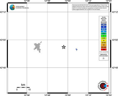 Mappa MCS - territori località