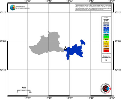 Mappa MCS - territori comuni