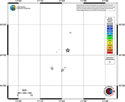 Mappa MCS - territori località