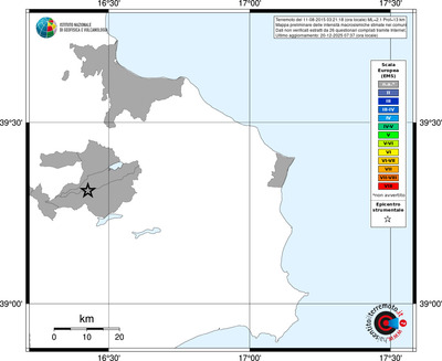 Mappa EMS - territori comuni