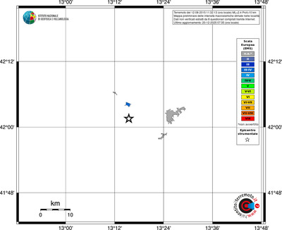 Mappa EMS - territori località
