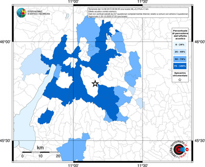 Mappa territorio comunale con almeno 3 questionari